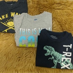 🦖Bundle of 3 Boys tee shirt